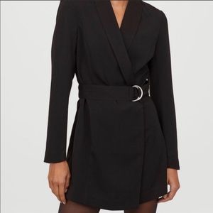H&M Black Blazer Romper w/ Belt (6)